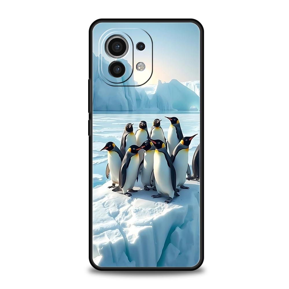 Penguin Kawaii Cute Phone Case For Xiaomi Mi 17 15T 15 14 14T 13T 12T Pro 12 13 Lite 5G 11T Poco X6 X7 X5 Pro Soft Cover
