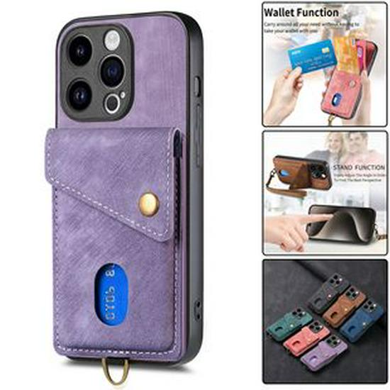 Universal Google Pixel 10 Pro Leather Flip Case with Card Slot & RFID Protection