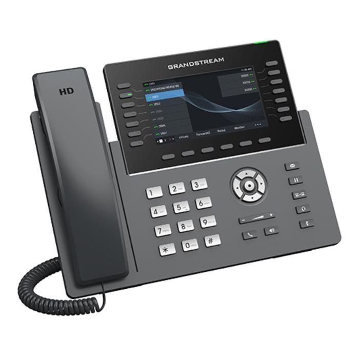 Téléphone IP Grandstream - Écran couleur 5 pouces - 77 touches programmables - WiFi - Compatible GBX