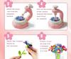 DIY Embossing Machine: Children's Handmade Fabric Flower Bouquet Toy Set (Ages 3-6)