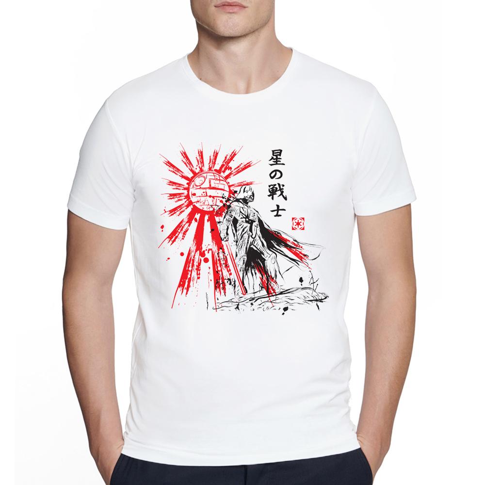 Vintage Classic Warrior TShirt Cool Fashion Lone Ronin Sumie Print TShirt Men Boy Casual Harajuku Hip Hop Streetwear Tops