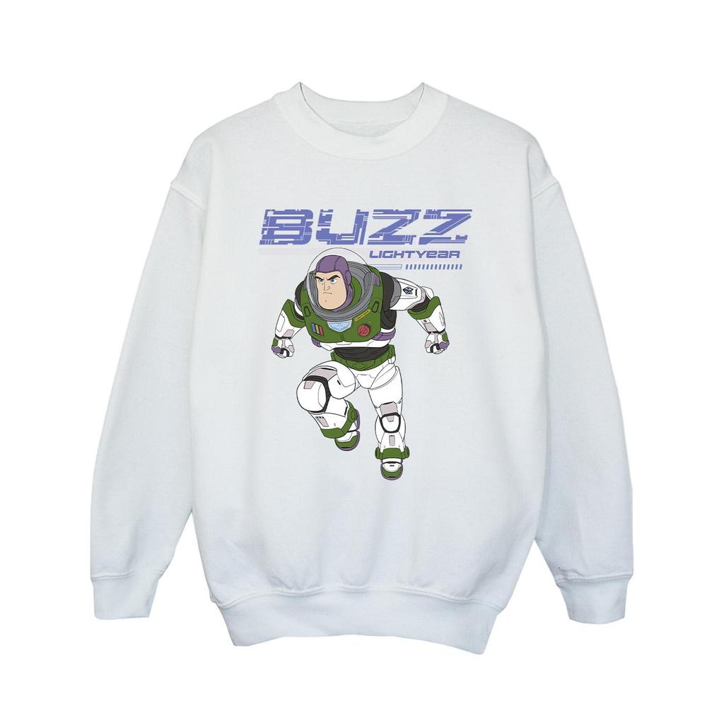 Disney Girls Lightyear Buzz Jump To Action Sweatshirt