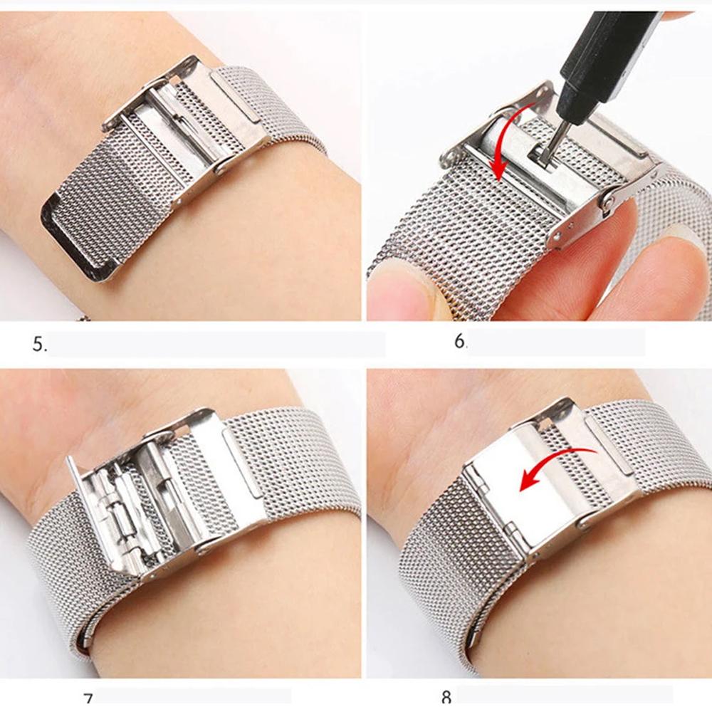 22mm Bands For Xiaomi Watch S4 Sport S3 S2 S1 Active Mi Watch Color 2 Stainless Metal Mesh Strap for Huawei GT 5 4 3 2 Pro 46mm