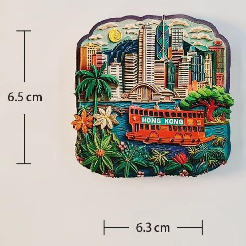 Canada Souvenirs Netherlands Fridge Magnets Hongkong Yunnan Japan Hawaii Refrigerator Stickers Home Decor Wedding Gifts