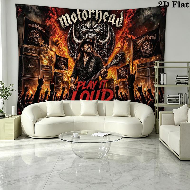 Tapestry Motorhead Estetyczna Dekoracja Ścienna Drukowany Materiał Koc Dekoracyjne Tapiserie do Sypialni Salonu Wystrój Domu