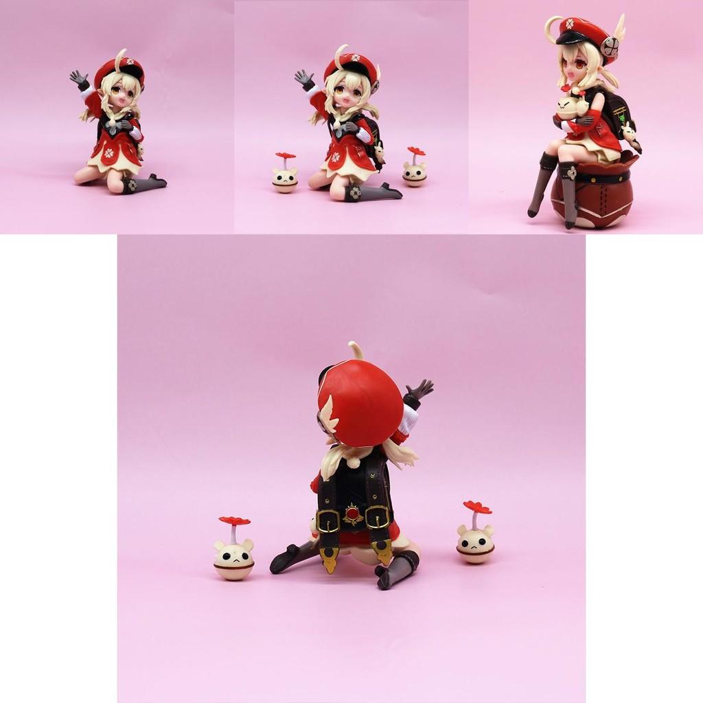 888 Brand Original God Klee Spark Knight Gk Klee Sitting And Standing Game Peripheral Collectible Model 11-13cm Pvc Figurine
