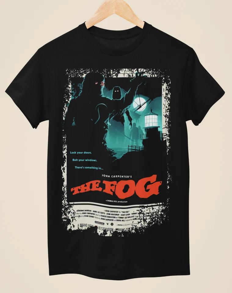 The Fog - Filmplakat Inspiriertes Unisex Schwarzes T-Shirt