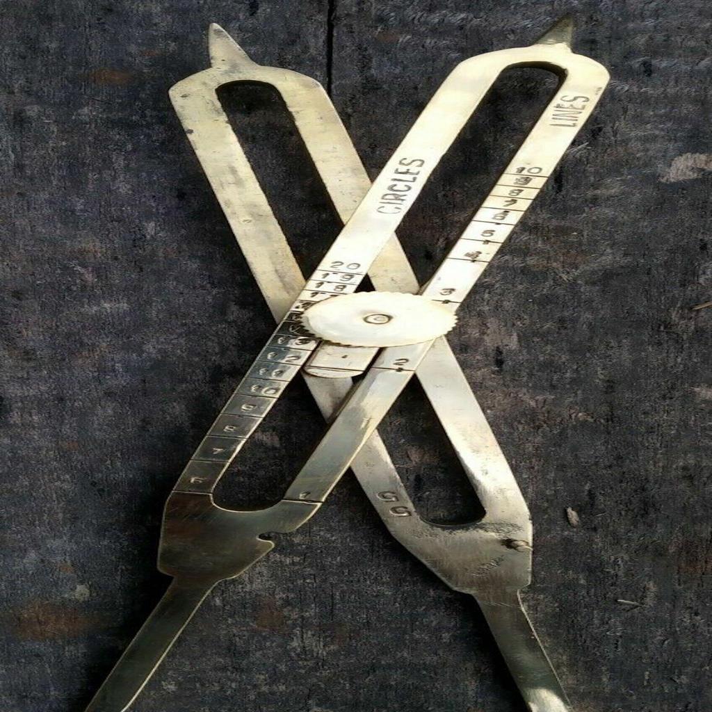 Divizor Proporțional 9" Instrument de Desen din Alamă Compas Științific Inginer