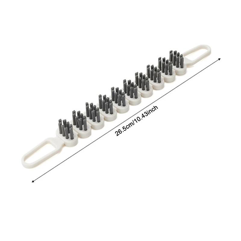 1pcs Bendable Cleaning Brush Bathroom Soft Bristle Crevice Brush Groove Faucet Corners Floor Wall Tiles Window Slots Brush