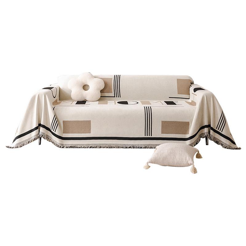 Americký retro jednodílný ručník na pohovku Nový ručník na zadní stranu pohovky All-Inclusive potah na pohovku protiprachový potah