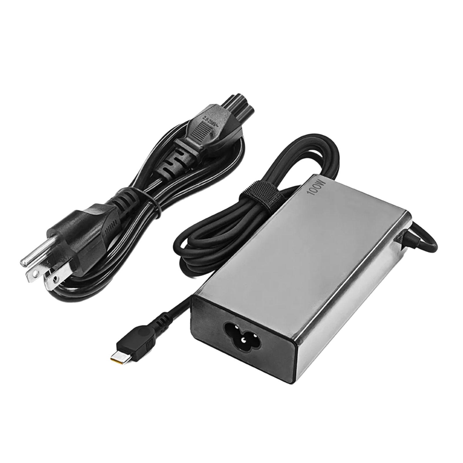 

100W Fast Charging Adapter USB C 20V 5A Power Supply Efficient Portable Charger Block for Laptops Black 1