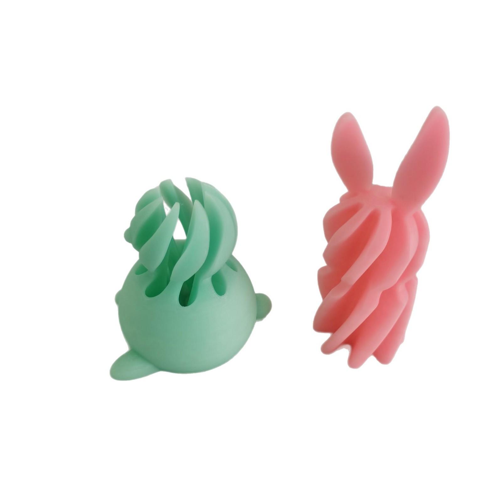 3D Printed Easter Spiral Decompression Gourd For Adults, Handmade Children, Fingertip Toys, Gifts, Desktop Toys