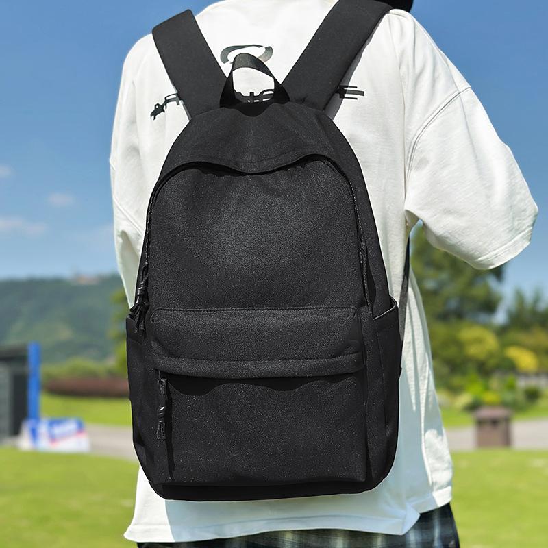Student Schoolbag, College Student Simple and Fashionable Large-capacity Junior High School Student Backpack, High-value Backpack