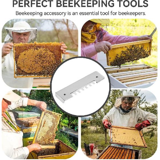 5Pcs Beehive Mouse Guard, Metal Beehive Mouse Guard and Entrance Reducer for 8 or 10 Frame Bee Hive Beekeeping Tool Equipment