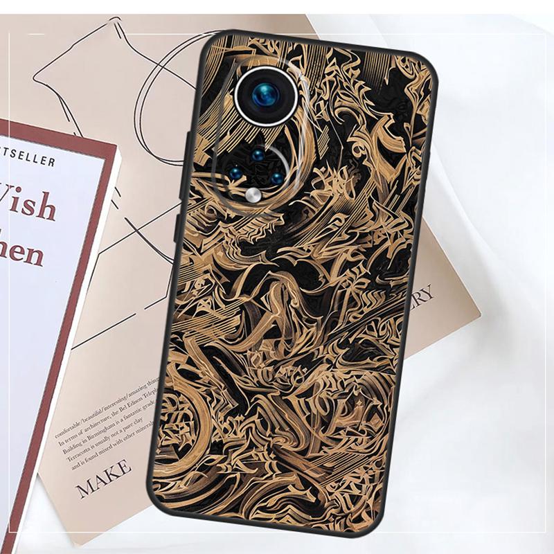 Pokras Lampas Art Graffiti Case For Honor Magic 7 Lite 5 6 V5 200 400 Pro 50 70 90 X9a X9b X9c X9d X8a X8b X8c Cover