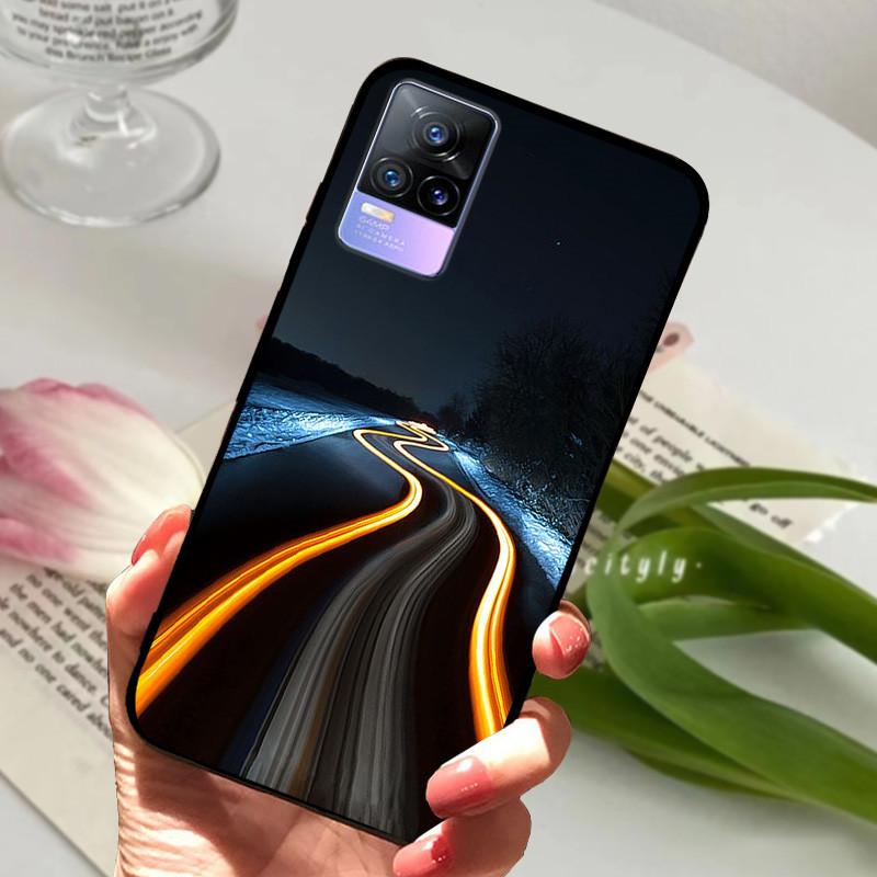 For Vivo V21e Case V 21e V2061 V2055 Soft TPU Phone Protective Fundas Cover For Vivo V21 V 21 4G 5G Shockproof Bumper Shells