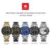 OLEVS Quartz Stylish Watch with Stainless Luminous Date Analogue for Students and Office Workers Men's Watch, Multi-Function Steel, Waterproof,
