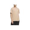 Adidas Graphic Short Sleeve Comfortable Versatile Casual Soft T-Shirt Unisex Tops Warm-Sand KC3062