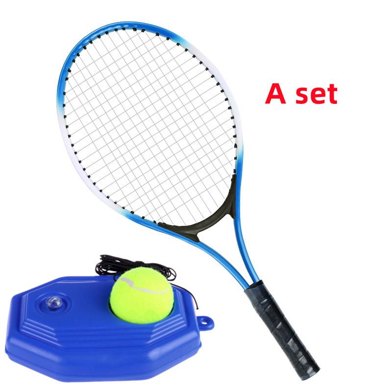 Tennis Coach Single Player Rebound Tennis Self Training Toy Beginner Single Player Tennis Racket Children S Birthday Gift Set