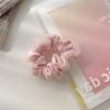 Double Layer Silk Organza Scrunchies Sweet Flower Hair Band For Girls Ponytail