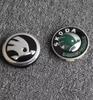 4PCS 56mm Car Wheel Center Hub Cap Emblem Metal Sticker For Skoda Kylaq Elroq Octavia Enyaq Kamiq Scala Rapid Superb Karoq Fabia