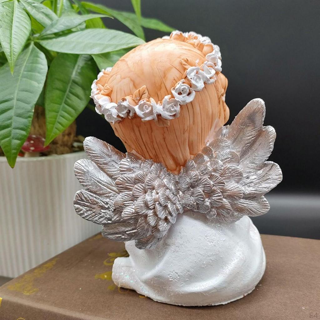 Figurine Statue Cherub Sculpture Home Decoration
