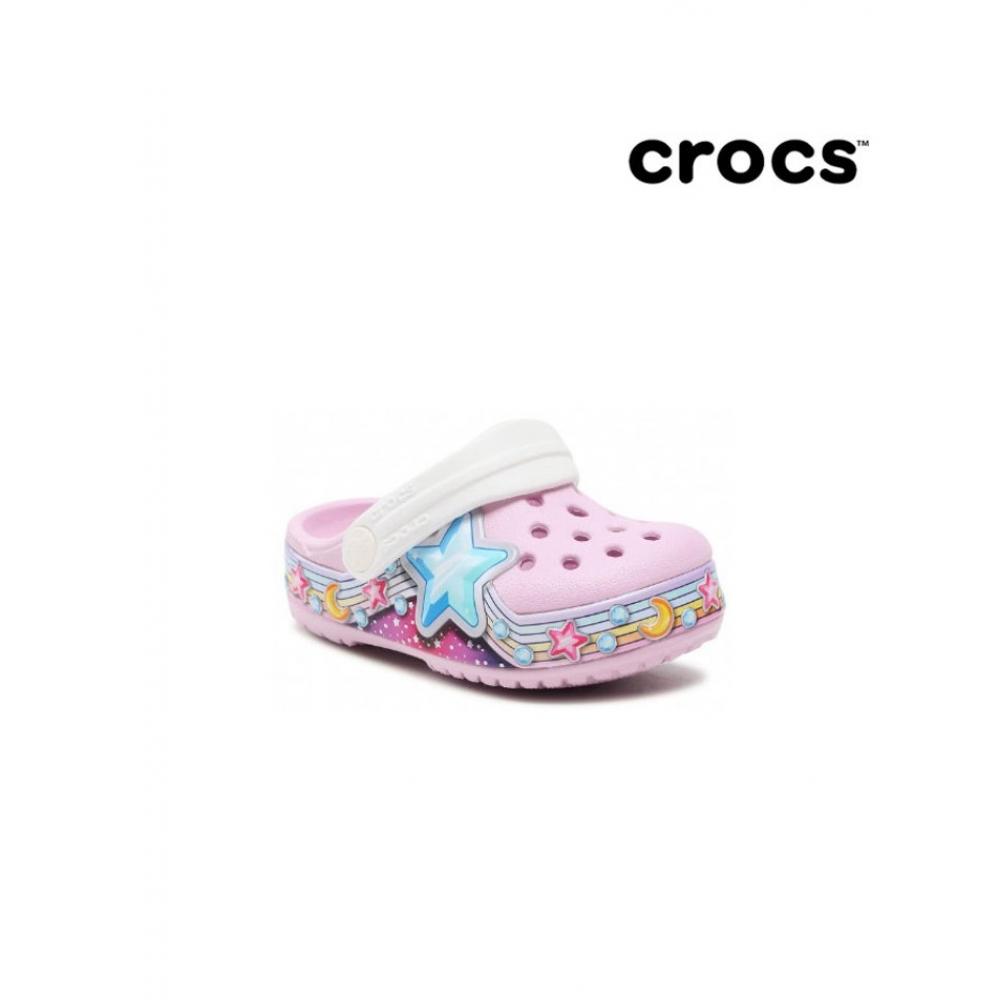 Crocs Kids Fun Lab Star Band Clogs Pink 207075 6gd