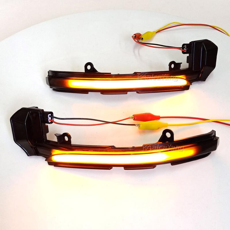 2Pcs Dynamic Turn Signal Light For Jaguar XE XF XJ F-TYPE XK XKR I-PACE X250 X260 LED Side Mirror Sequential Indicator Blinker