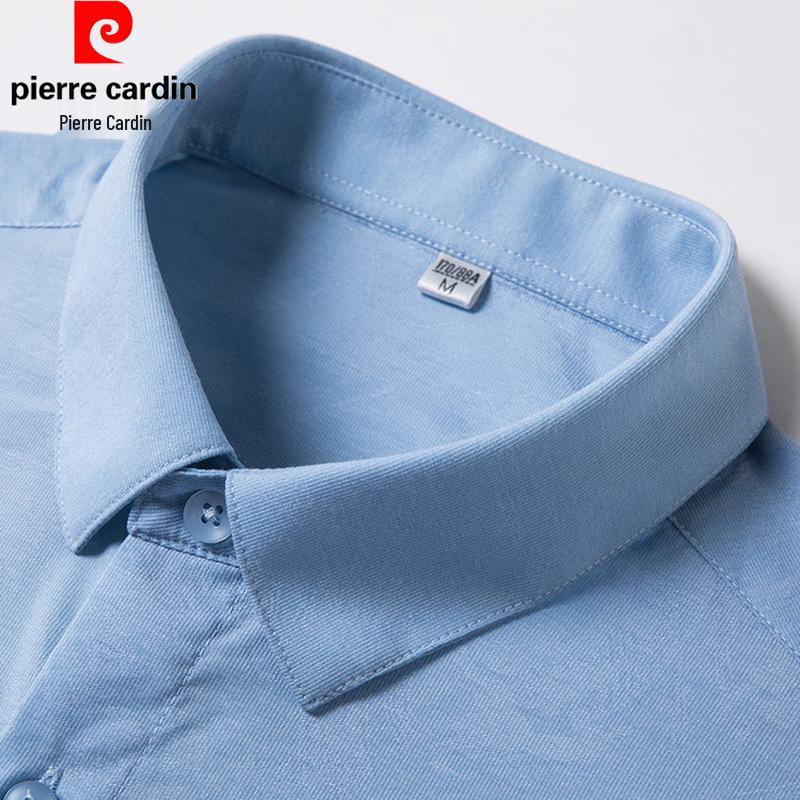 Pierre Cardin Men's Summer Striped Short-Sleeve Casual Shirt