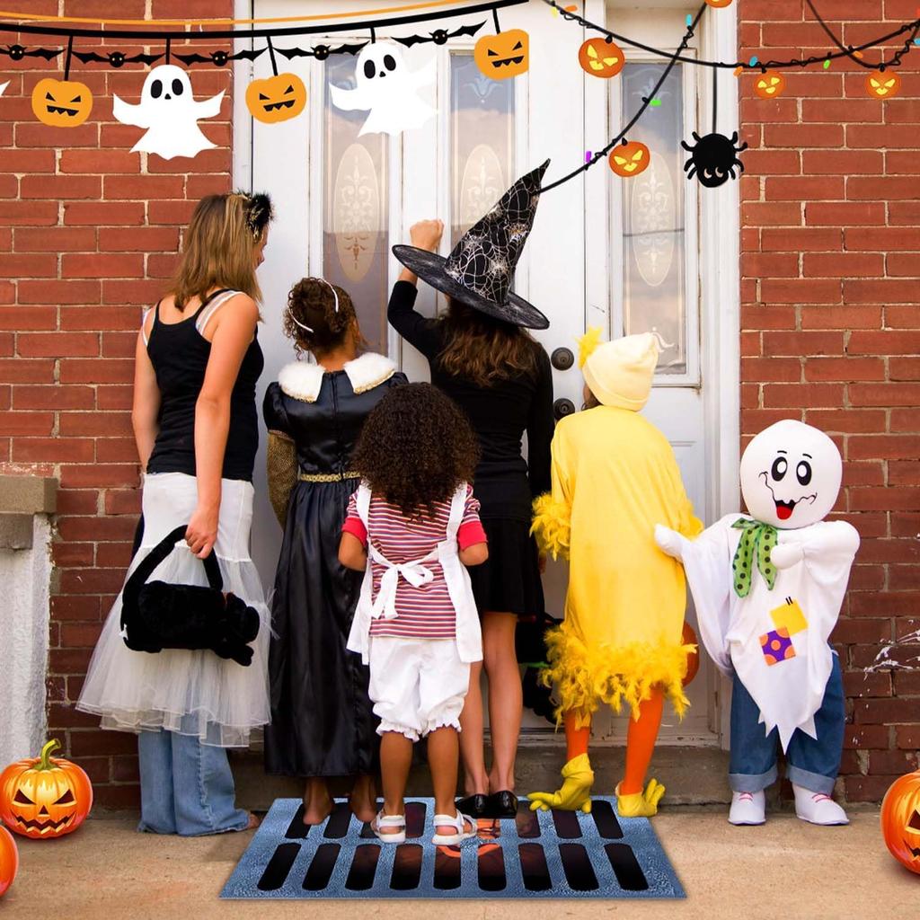Halloween 3D Illusion Clown Floor Mat Home Decoration Horror Movie Clown Area Carpet Indoor And Outdoor Welcome Door Mat