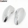 For Ford Kuga Escape 2013 2014 2015 Chrome Car Rearview Mirror Cover Trim Side Wing Mirror Cap Frame Overlay Accessories