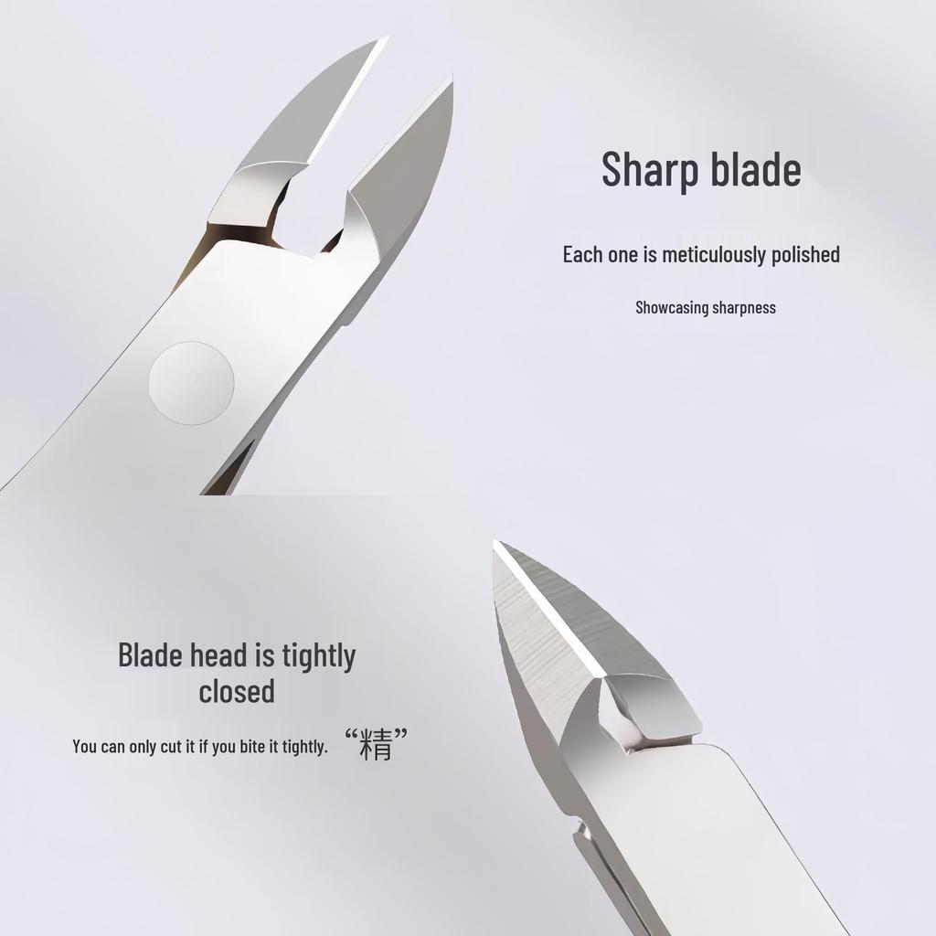 Stainless Steel Cuticle Nipper D501 - Sharp Edge Callus & Dead Skin Remover, Nail Art Tool