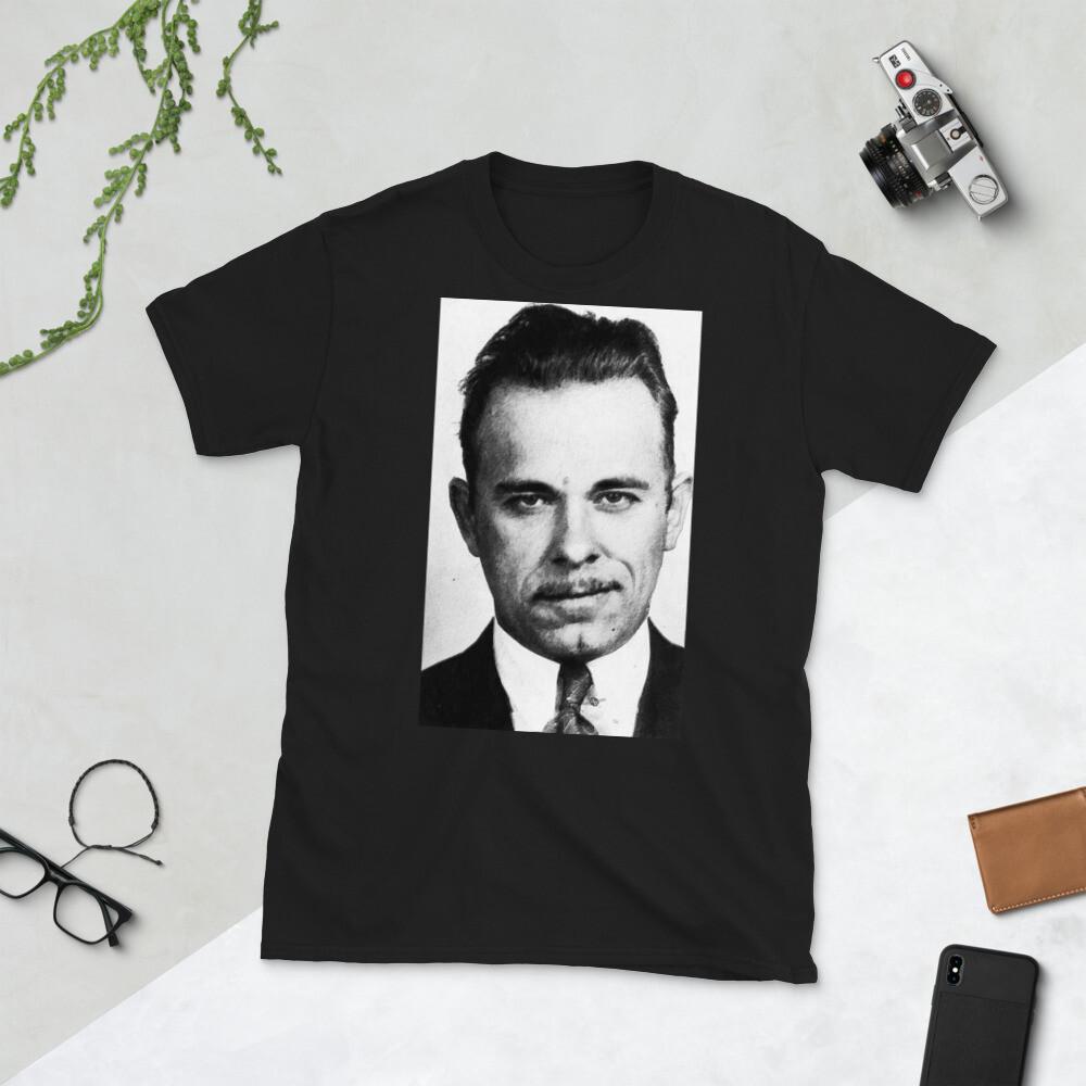 Painting of John Dillinger Mug Shot Mugshot TShirt Unisex T-Shirt S