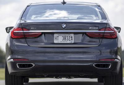 BMW 7er G11 2015+ CHROME Strip On the Tailgate Tuning