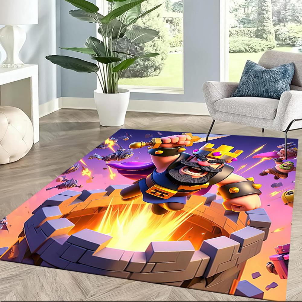 Clash Royale Square rugs are a great choice for living rooms, bedrooms, home décor, and as gifts.