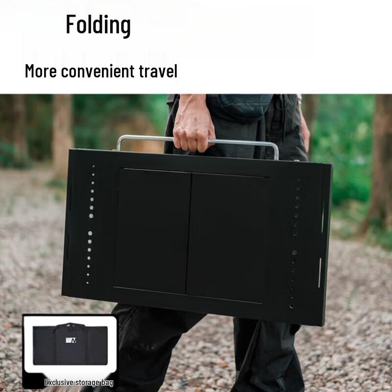 Outdoor Klapp-Grill und Feuerstelle Tischset