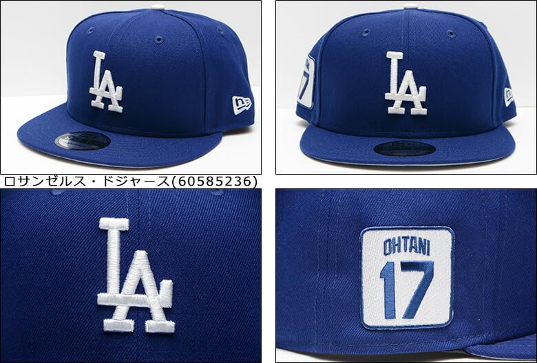 New Era 9FIFTY MLB Shohei Ohtani 17 Royal Blue Los Angeles Dodgers US Exclusive Snapback Cap (Overseas Exclusive) 60585236