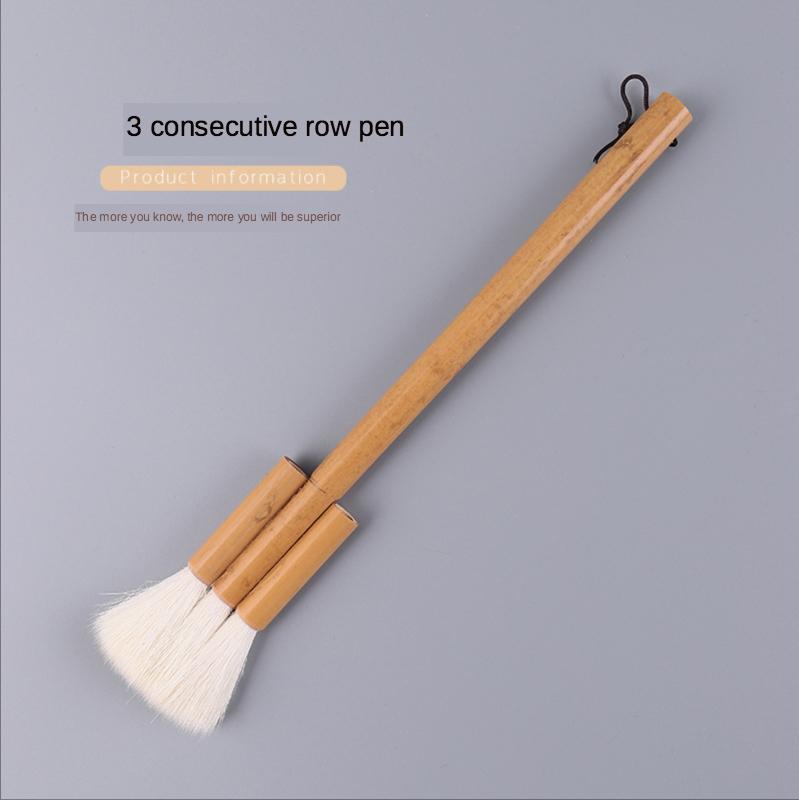 Single Bamboo Rod Row pen Brush width Wool-Hair paint Brush Comprising Pave Rod Bottom Color Background Brushes Professional art