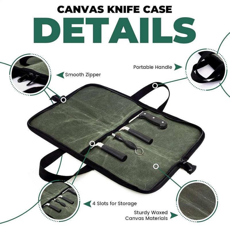 Portable Roller Tool Bags Multifunction Chef Knife Bag Practical Handbag Kitchen Portable Storage Bag Chef Bag File Roll Storage