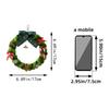 Christmas Decorations Suitable For Holiday Home Outdoor Indoor Mantel Window Cabinet Christmas Tree Front Door Decoration