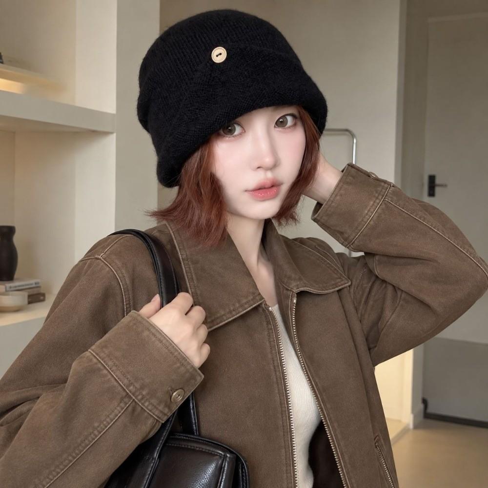 Soft Slouchy Beanie Hat Stretchy Women's Winter Hat Winter Knit Skull Cap Walking Travel Shopping