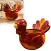 Einzigartige Geschenke für Thanksgiving Handbemaltes Harztürkisch-Ornament Thanksgiving, Herbsternte Schreibtischaufbewahrung Handbemalte Rustikale Heimdekoration