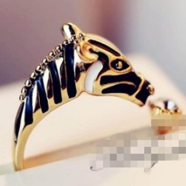 Horse Ring Koreanstyle Head Zodiac For Women – Good Luck Design