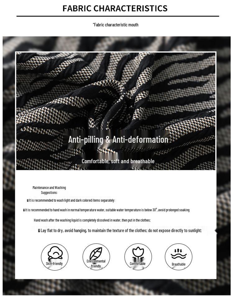 Middle-aged Women's Striped Long-sleeve Turn-down Collar Casual Jacket for Spring and Autumn