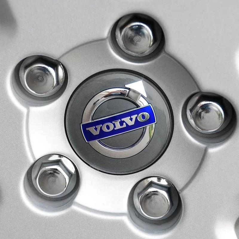 4ks/sada 64mm Znak VOLVO Krytka středu kola auta Pro Volvo XC60 V70 S60 XC90 S80 V40 XC70 V50 Dekorace krytu středového krytu disku
