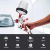 HVLP Spray Gun 1.4+1.7+2.0mm Nozzle Kit with Air Regulator Filters +10PCS No-clean Paint Mixing Cups High Quality Spray Gun