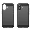 WANLONFENG LS Series For iPhone 17 Case with Screen Film,Brushed Texture Shockproof TPU Phone Cover