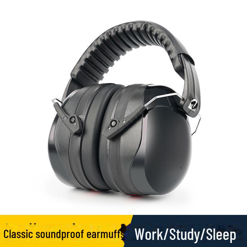 Noise-Cancelling Earmuffs for Sleep, Drums, Dorm, Study, Shooting, Industrial Protection, Noise Reduction