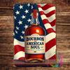 Metal Wall Art Whiskey Bourbon Bar Decor 8x12 Inch Vintage Home Decoration