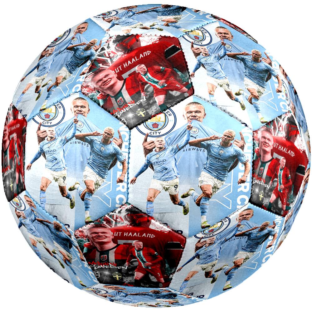 Haaland Soccer Force Size 5 Football Machinestitched Indooroutdoor Universal Football Soccer Accessory